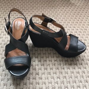 Clarks Platform wedges